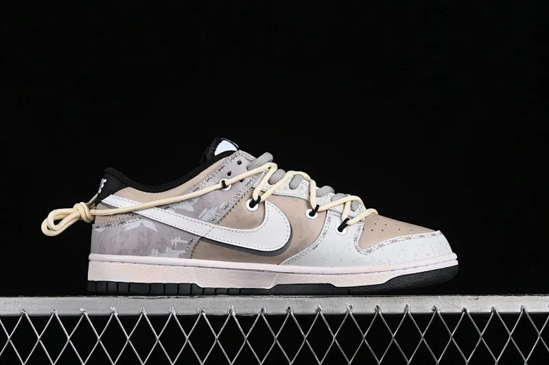 All Categories Nk SB Dunk Series Nk SB Dunk Low Low-top sneakers Nk Dunk Low "Joker" Speed ​​Space Destroyer White Gray SB strap low-top casual sneakers DD1391-100